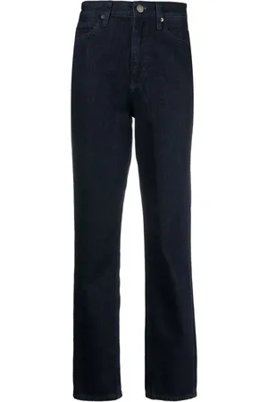 Calvin Klein Femme, Jeans, Bleu, Taille: W30 L32 Jean Slim Droit Taille Haute