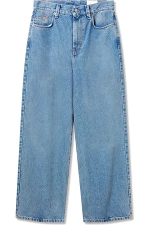 Axel Arigato Femme, Jeans, Bleu, Taille: W25 Clara Wide-Leg Jeans