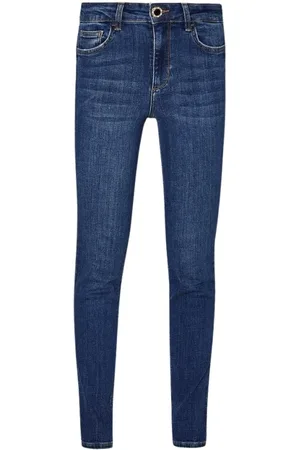 Liu Jo Femme, Jeans, Bleu, Taille: W28 Jean Skinny Taille Haute en Denim Bleu Foncé