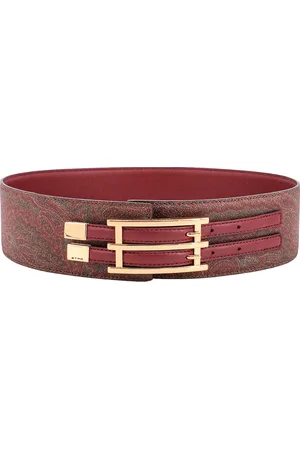 Etro Femme, Accessoires, Multicolore, Taille: ONE Size Ceinture avec boucle emblématique en métal doré