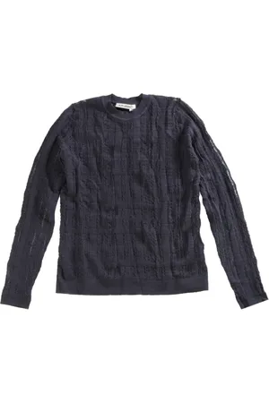OUR LEGACY Homme, Pulls, Bleu, Taille: M T-shirt Col Rond Classique