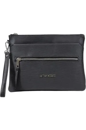 Antony Morato Homme, Sacs, Noir, Taille: ONE Size Sac Messenger Noir Élégant et Fonctionnel