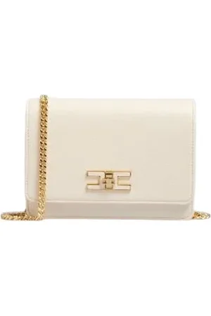 Elisabetta Franchi Femme, Sacs, , Taille: ONE Size Sac bandoulière petit modèle Chaîne Groumette