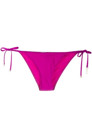 Stella McCartney Femme, Maillots de bain, Violet, Taille: 36 FR Bikini à Nœuds Latéraux