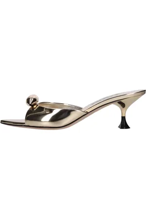 3Juin Femme, Chaussures, Jaune, Taille: 37 EU Sandales Dorées