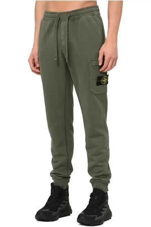Stone Island Homme, Pantalons, Vert, Taille: XL Pantalon de Survêtement Beige Coupe Régulière