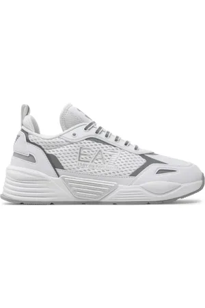EA7 Homme, Chaussures, Blanc, Taille: 42 EU Baskets Blanches