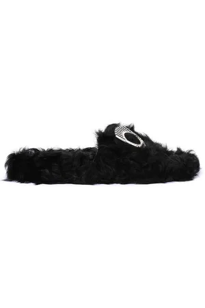 Chiara Ferragni Femme, Chaussures, Noir, Taille: 36 EU Sandales Tongs Noires Décontractées