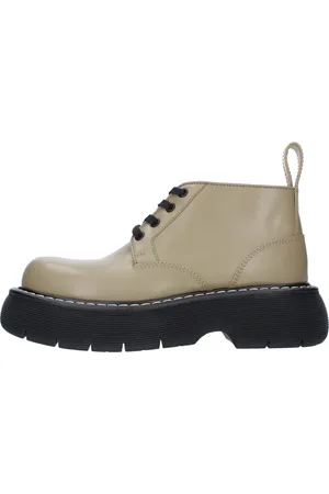 Bottega Veneta Femme, Chaussures, Vert, Taille: 36 1/2 EU Bottines à lacets