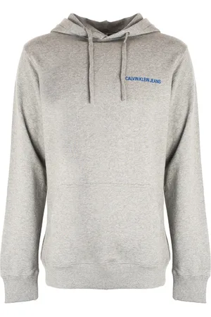 Calvin Klein Femme, Sweatshirts et sweats à capuche, Gris, Taille: 40 FR Sweat à Capuche Confortable et Élégant