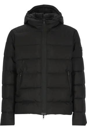 FAY Homme, Vestes, Noir, Taille: M Doudoune matelassée en tissu imperméable