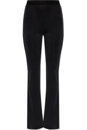 VERSACE Femme, Pantalons, Noir, Taille: 40 FR Pantalon évasé