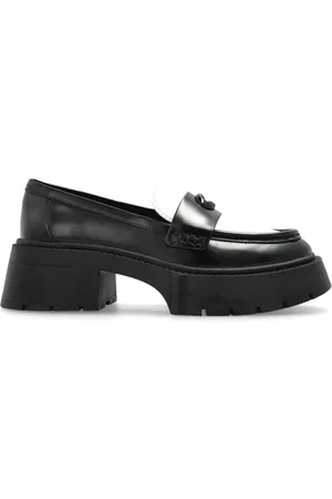 Coach Femme, Chaussures, Noir, Taille: 40 EU Mocassins à plateforme Leah