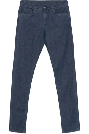 CANALI Homme, Jeans, Bleu, Taille: 2XL Jeans en mélange de coton avec poches