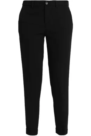 Liu Jo Femme, Pantalons, Noir, Taille: 38 FR Pantalon New York en Mélange Polyester
