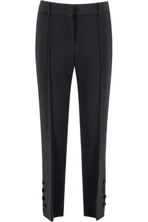 ERMANNO SCERVINO Femme, Pantalons, Noir, Taille: 38 FR Pantalon Cady Coupe Capri