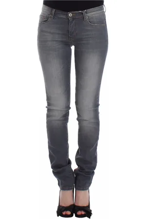 ERMANNO SCERVINO Femme, Jeans, Gris, Taille: 36 FR Jean Slim Gris
