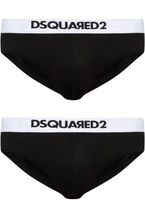 Dsquared2 Homme, Sous-vêtements, Noir, Taille: XL Ensemble de Sous-Vêtements Slip Bi-Pack Élégant