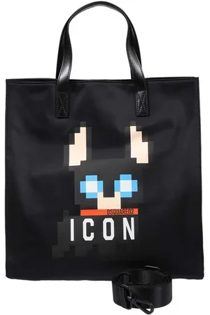 Dsquared2 Homme, Sacs, Noir, Taille: ONE Size Sac cabas imprimé en nylon