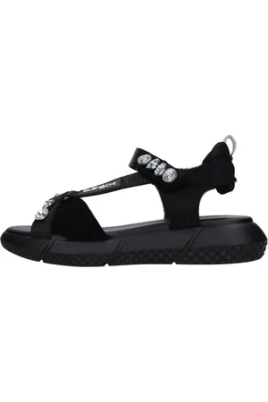 Elena Iachi Femme, Chaussures, Noir, Taille: 38 EU Sandales Noires