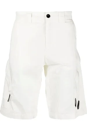 C.P. Company Homme, Shorts, Blanc, Taille: L Cargo Bermuda Shorts