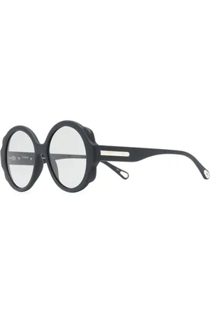 Chloé Femme, Accessoires, Noir, Taille: ONE Size Lunettes de soleil à monture ronde