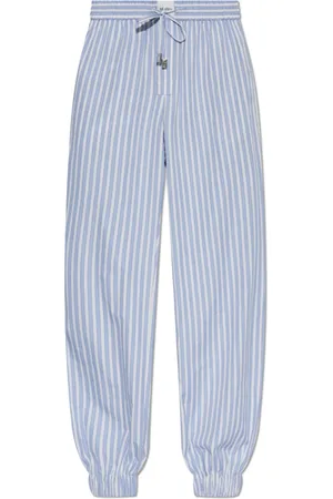 The Attico Femme, Pantalons, Bleu, Taille: 36 FR Pantalon à Rayures