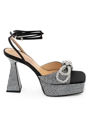 Mach & Mach Femme, Chaussures, Noir, Taille: 38 EU Sandales Plateformes