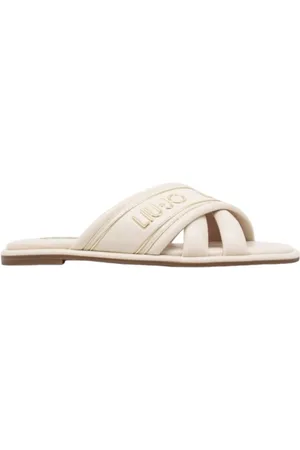 Liu Jo Femme, Chaussures, Blanc, Taille: 38 EU Sandales Synthétiques