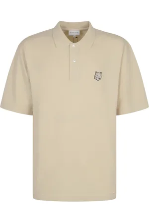 Maison Kitsuné Homme, Tops, , Taille: S Polo avec Écusson Tête de Renard Audacieuse