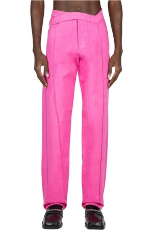 Mainline:RUS/Fr.CA/DE Femme, Jeans, Rose, Taille: 36 FR Jean Denim Asymétrique