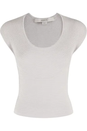 REMAIN Birger Christensen Femme, Pulls, Brun, Taille: 36 FR Pull en côtes
