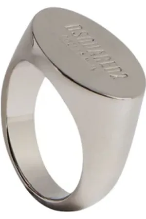Dsquared2 Homme, Accessoires, Gris, Taille: L Bague Chaîne Tag