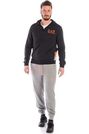 EA7 Homme, Sport, Noir, Taille: L Ensemble de survêtement sportif pour un style de vie actif