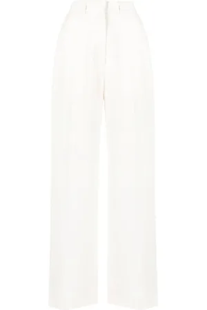 Casablanca Femme, Pantalons, Blanc, Taille: 40 FR Pantalon Taille Haute