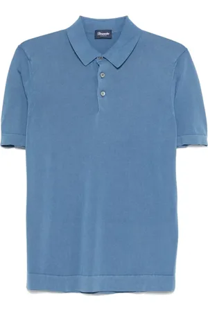 DRUMOHR Homme, Tops, Bleu, Taille: XL T-shirts et Polos Bleus