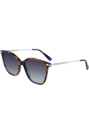Longchamp Femme, Accessoires, Bleu, Taille: ONE Size Lunettes de soleil bleues en acétate