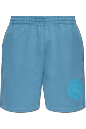 Burberry Homme, Shorts, Bleu, Taille: S Shorts de survêtement avec logo