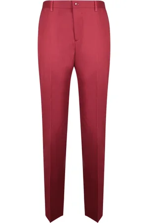 Etro Homme, Pantalons, Rouge, Taille: L Pantalon Droit