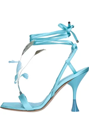 3Juin Femme, Chaussures, Bleu, Taille: 38 1/2 EU Sandales Bleu Clair