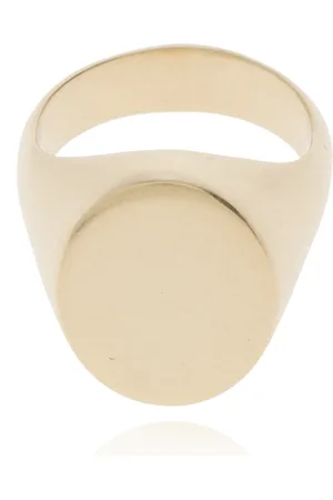 Maison Margiela Femme, Accessoires, Jaune, Taille: 42 MM Bague Logo