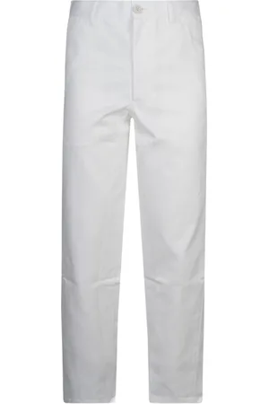 Comme des Garçons Homme, Pantalons, Blanc, Taille: S Pantalon Décontracté Blanc