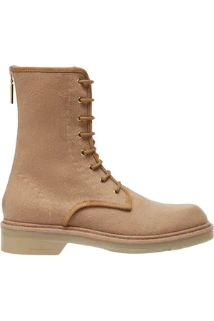 Max Mara Femme, Chaussures, , Taille: 36 EU Bottines Zippées de Luxe Style Militaire