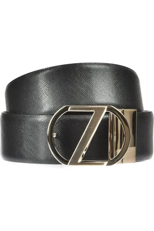 Ermenegildo Zegna Homme, Accessoires, Noir, Taille: 105 CM Ceinture Élégante