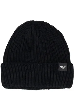 Emporio Armani Homme, Accessoires, Noir, Taille: L Bonnet Élégant