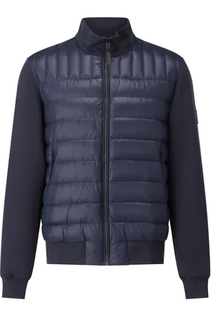Mackage Homme, Vestes, Bleu, Taille: S Veste de survêtement Collin avec garniture matelassée