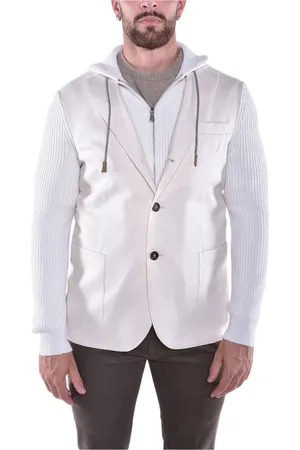 ELEVENTY Homme, Vestes, , Taille: S Veste en laine avec gilet à capuche amovible