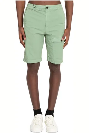 C.P. Company Homme, Shorts, Vert, Taille: XS Short Stretch Twill