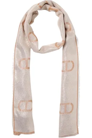 Twin-Set Femme, Accessoires, , Taille: ONE Size Étole Jacquard avec Lurex et Ovale