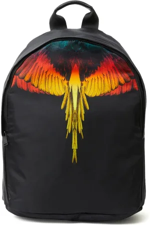 MARCELO BURLON Homme, Sacs, Noir, Taille: ONE Size Sac à dos Logo Ailes Icon